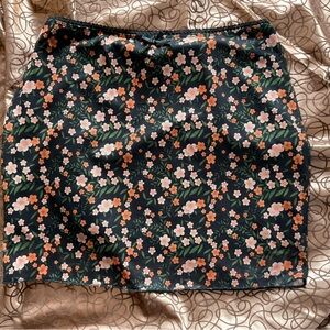 EG. Chris. G Mesh Floral Mini Skirt